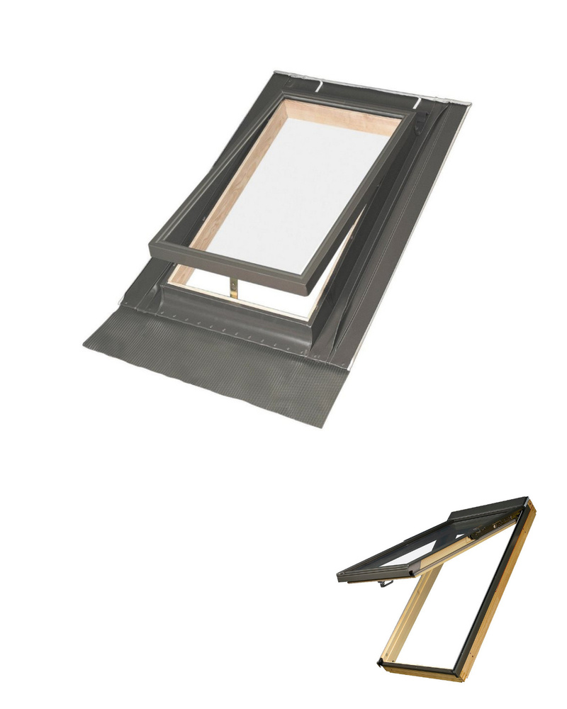 Окно-люк чердачное на крышу для нежилых помещений ФАКРО WGI 46*55см ...