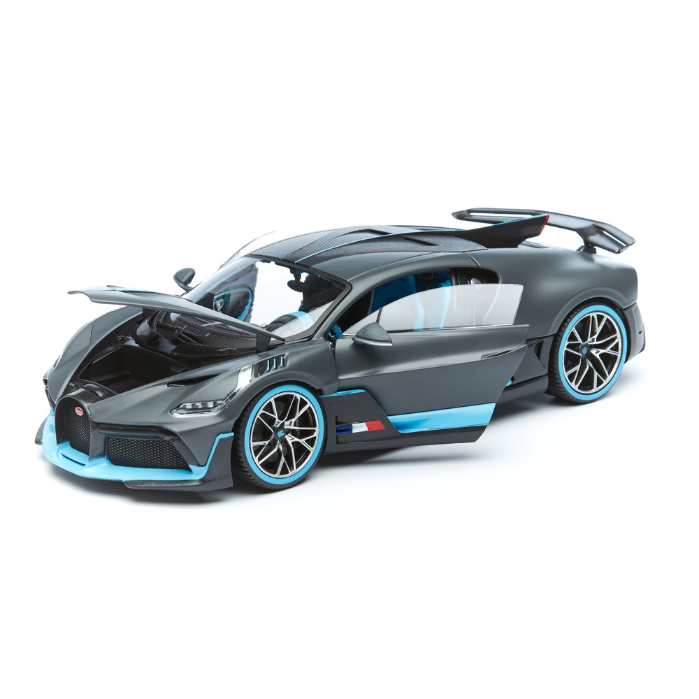 Машинка коллекционная металл. Bburago 18-11045GY 1:18 Coll (A)-Bugatti Chiron Divo  #1