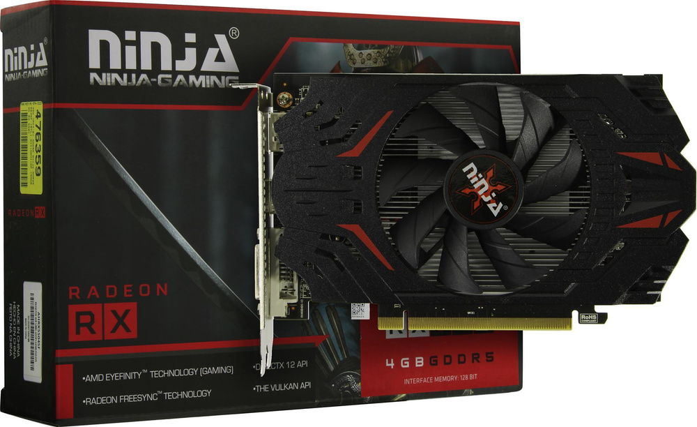 Видеокарта Sinotex Radeon RX 550, 4 ГБ GDDR5, GDDR5 - купить по низким ...