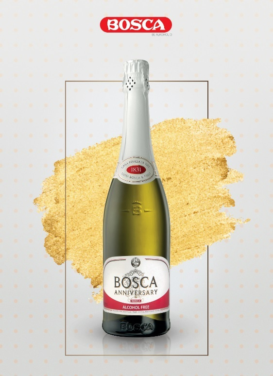 Безалкогольное шампанское Боска Анниверсари 750 мл белое полусухое  #1