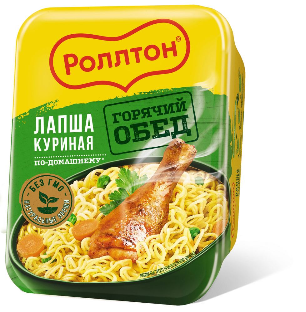 Лапша Роллтон по-домашнему с курицей быстрого приготовления 90 г - купить с  доставкой по выгодным ценам в интернет-магазине OZON (698071685)