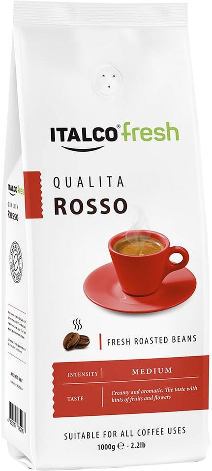 Кофе в зернах Italco Rosso 1кг 1шт - купить с доставкой по выгодным ...