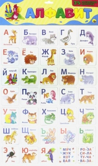 Магнитные карточки. Алфавит - купить с доставкой по выгодным ценам в ...