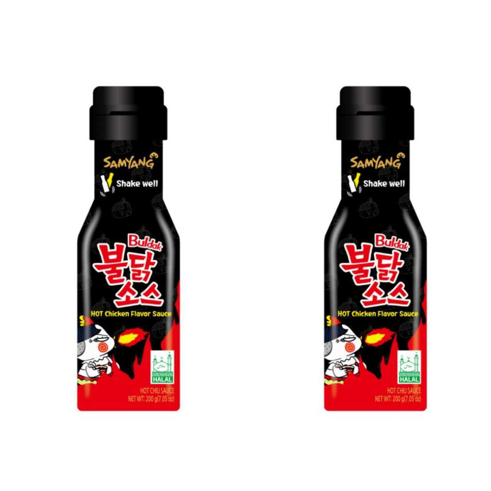 Острый соус со вкусом курицы Samyang Buldak Hot Chicken Flavor Sauce, 200  г, 2 шт - купить с доставкой по выгодным ценам в интернет-магазине OZON  (621159826)