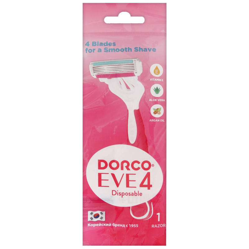 DORCO Станок одноразовый Eve 4 Disposable с 4 лезвиями, 1 шт. в уп. #1