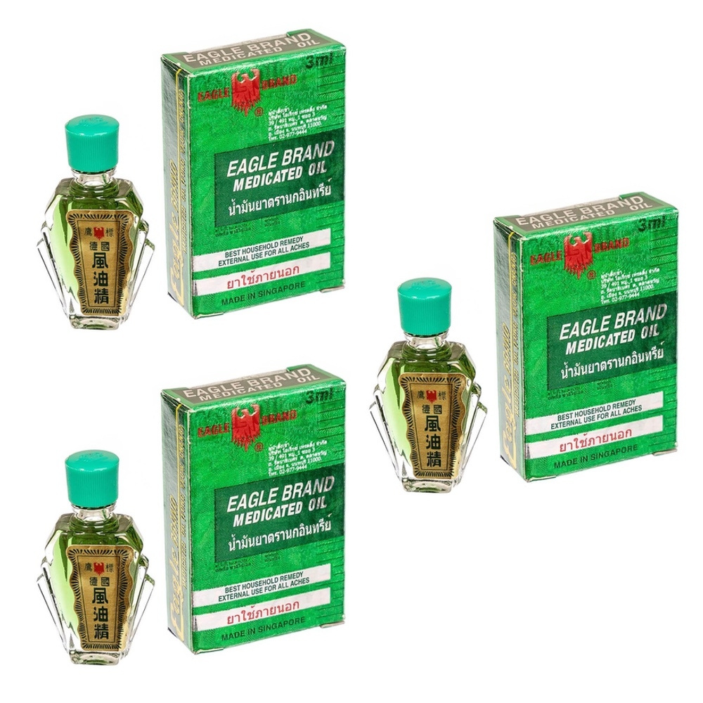 Натуральное травяное масло с хлорофиллом Eagle Brand Medicated oil, 3 ...