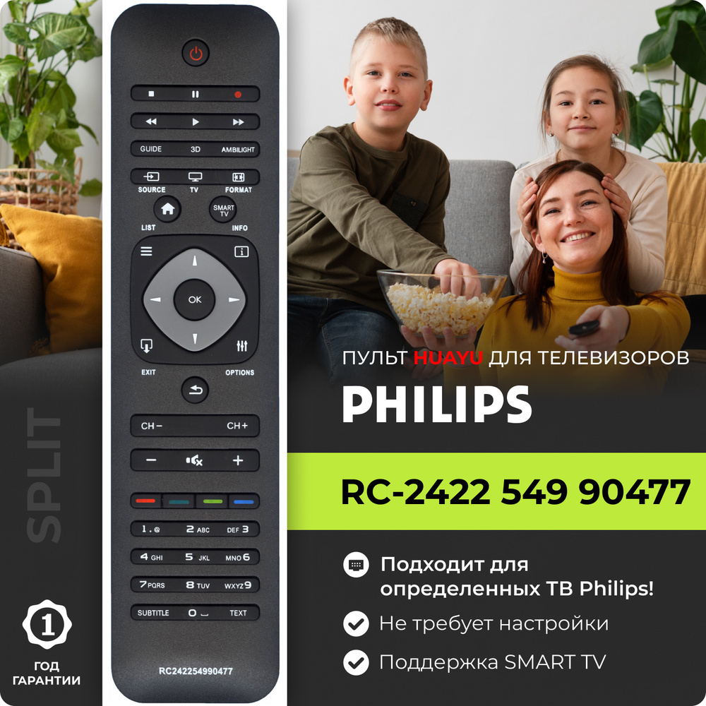 Пульт RC242254990477 для телевизоров PHILIPS