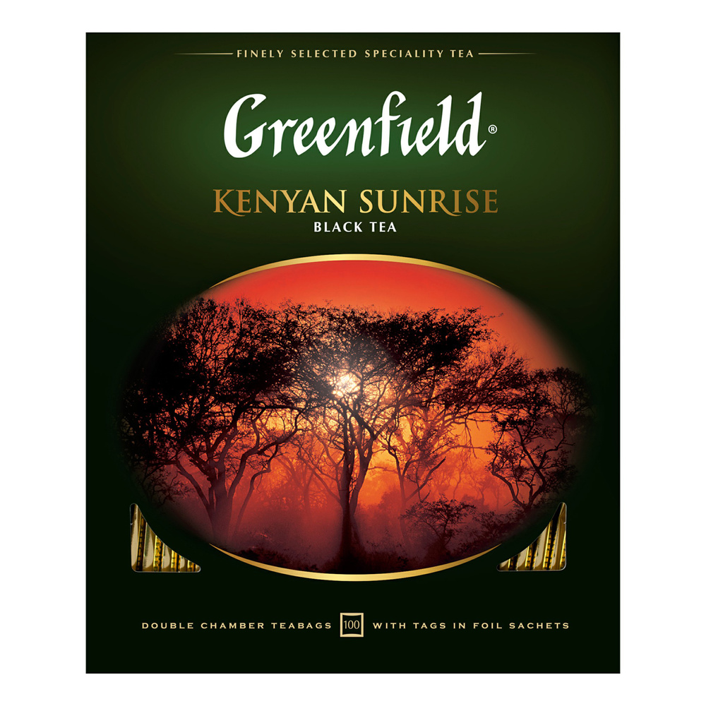 Чай черный Greenfield Kenyan Sunrise в пакетиках 2 г х 100 шт #1