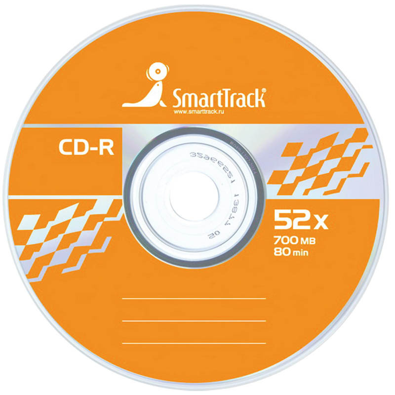 Диск CD-R 700Mb Smart Track 52x Cake Box (50шт) #1