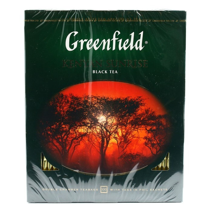 Чай черный Greenfield Kenyan Sunrise, 100 пакетиков*2 г #1