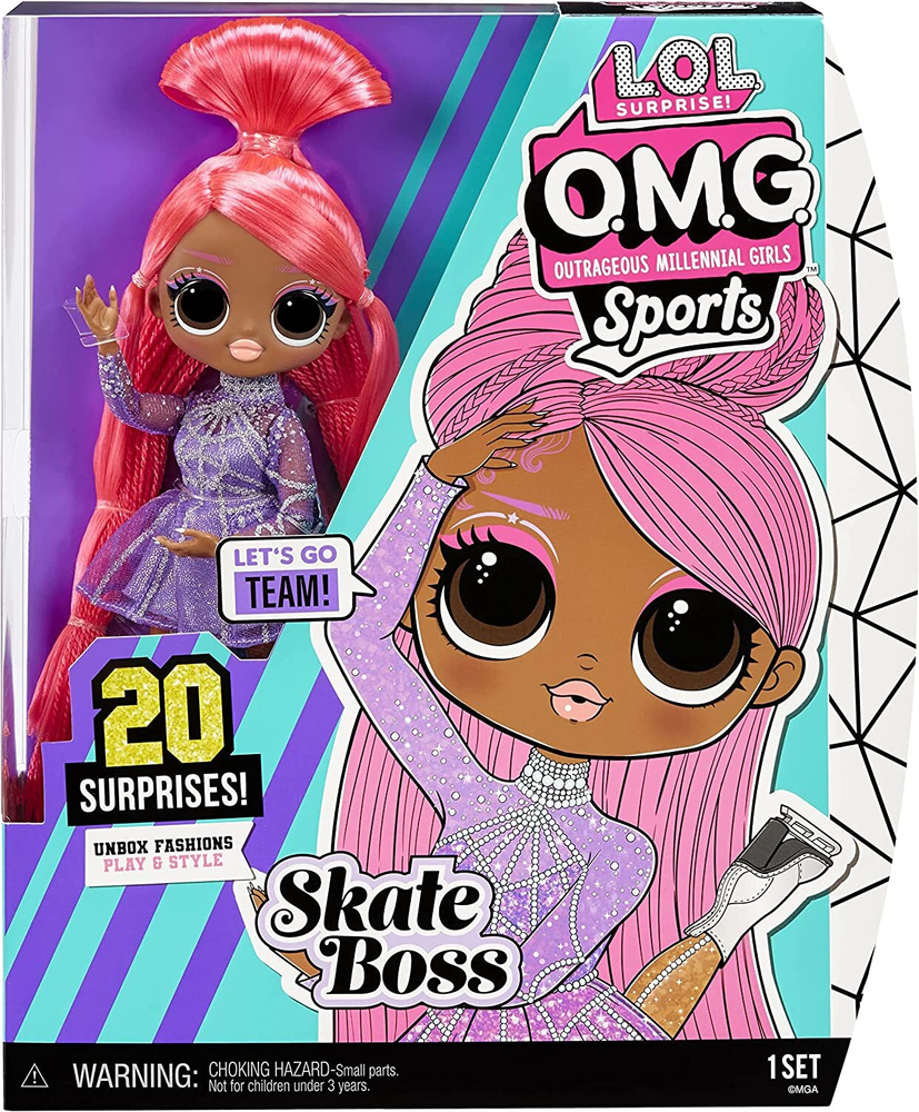 Кукла LOL Surprise OMG Sports Fashion Doll Skate Boss #1