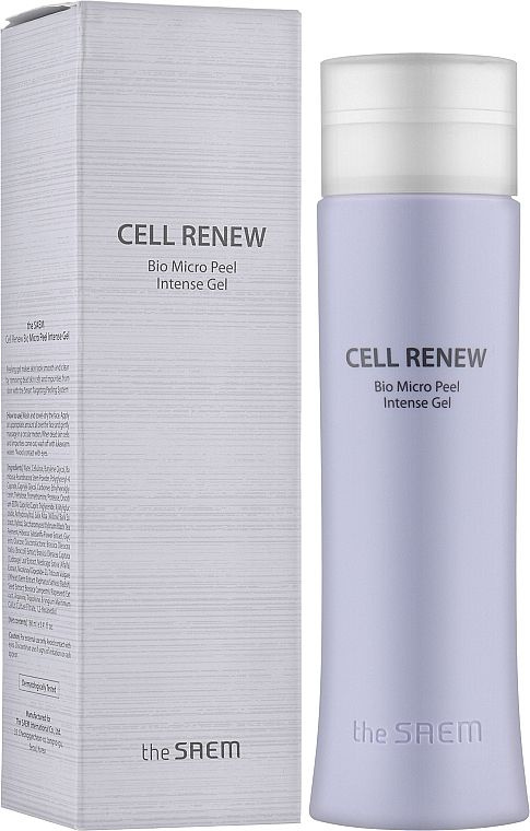 The Saem Cell Renew Bio Micro Peel Intense Gel интенсивный пилинг-гель с растительными стволовыми клетками #1