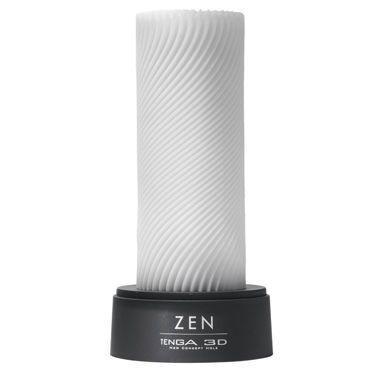 Tenga 3D Zen. Многоразовый мастурбатор с уголками #1