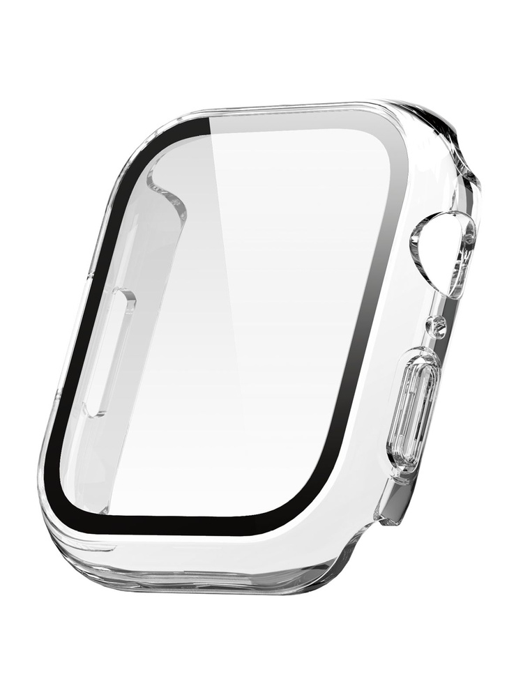 Чехол Elago Clear Shield с защитой экрана на смарт часы Apple Watch SE, 4, 5, 6, 7, 8 / 44 / 45 mm / #1