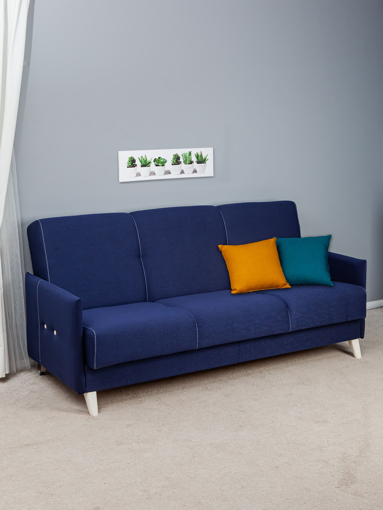 Прямой диван Диван-кровать_ML12605_Letta, механизм Книжка, 60х60х90 см - купить по низкой цене в интернет-магазине OZON (729088658)
