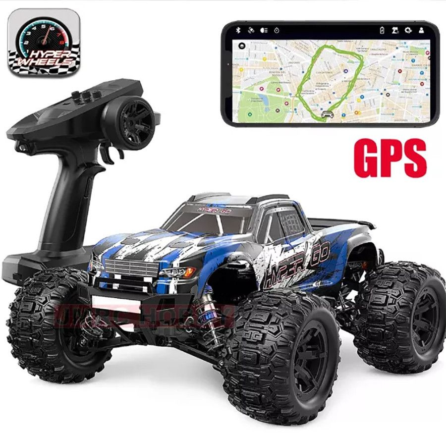 Радиоуправляемый джип MJX Hyper Go 4WD LED GPS 1:16 2.4G - MJX-H16H-1 -  купить с доставкой по выгодным ценам в интернет-магазине OZON (740481572)