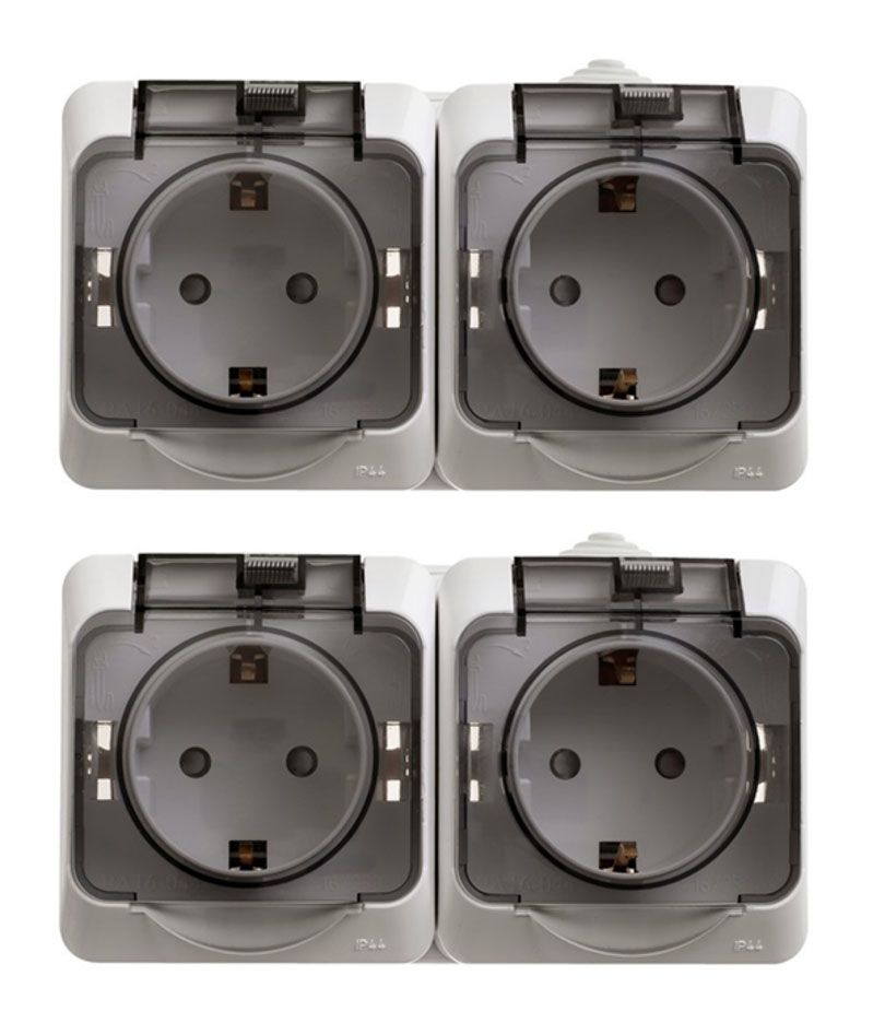 Розетка Schneider Electric Systeme Electric Этюд двойная PA16-244B ...