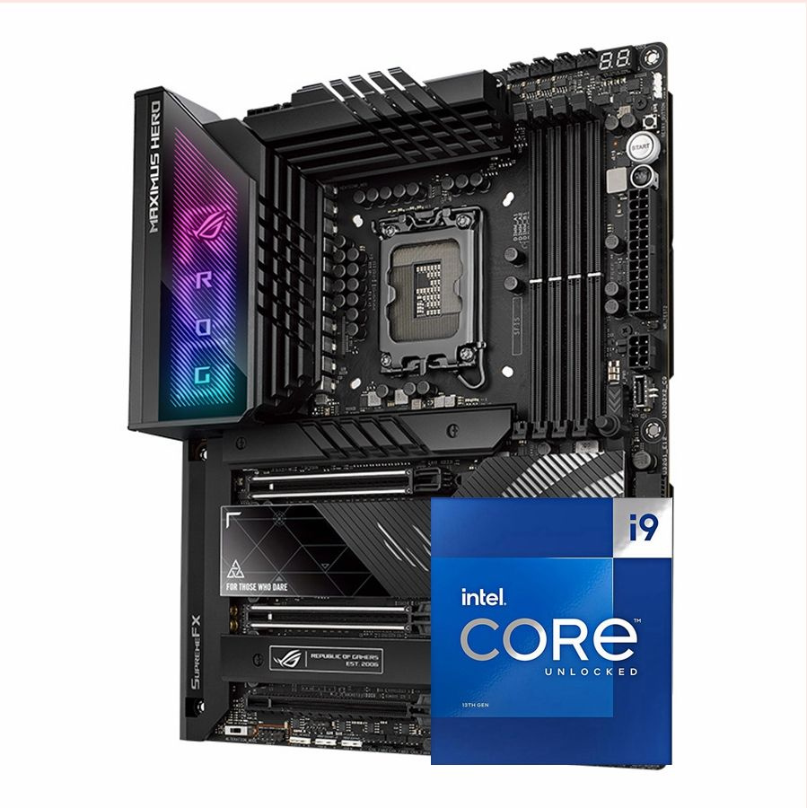 Материнская плата ROG ROG MAXIMUS Z790 HERO+I9 13900KF купить по низкой ...
