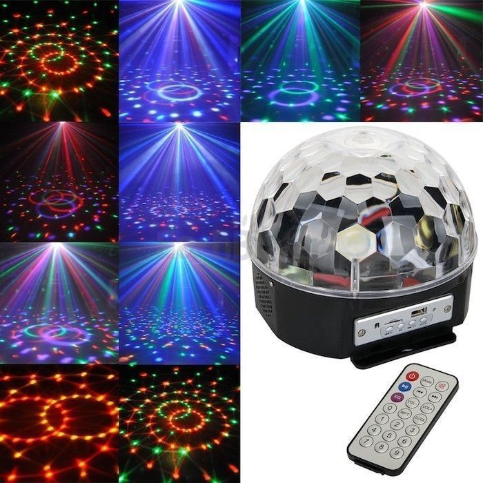 Mp3 led magic ball outlet light