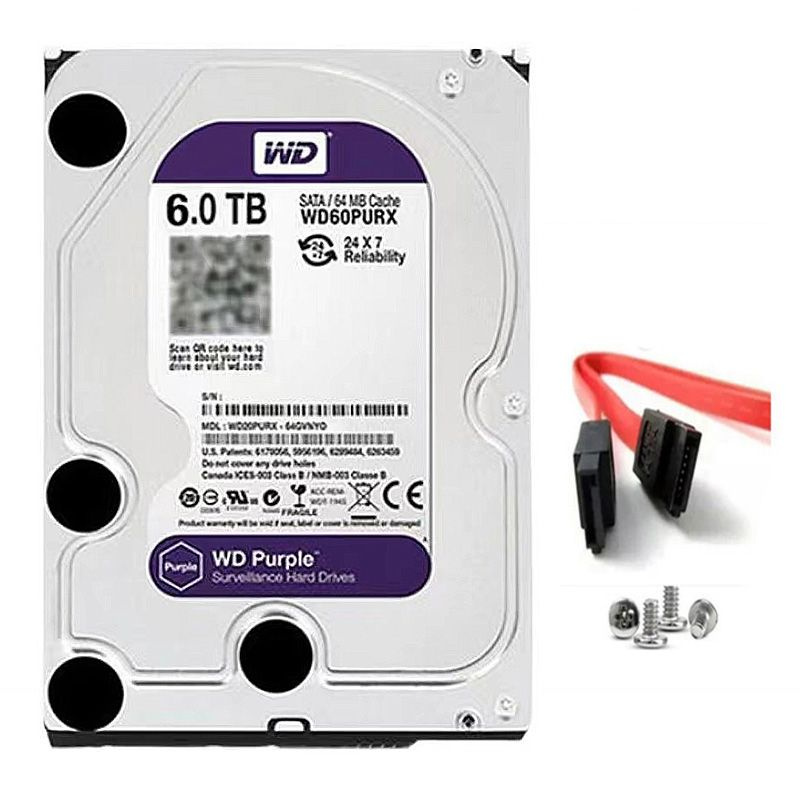 6 ТБ Внутренний жесткий диск WU+ (WD60PURX) - купить по выгодной цене в ...