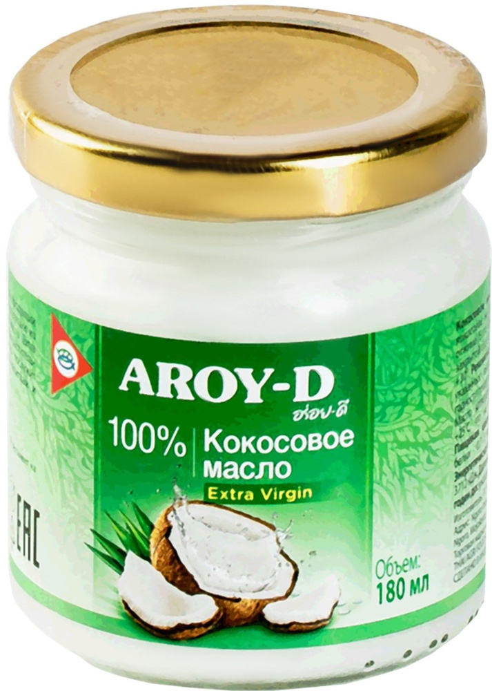 Aroy-D Масло кокосовое Extra virgin Нерафинированное 2шт. - купить с ...