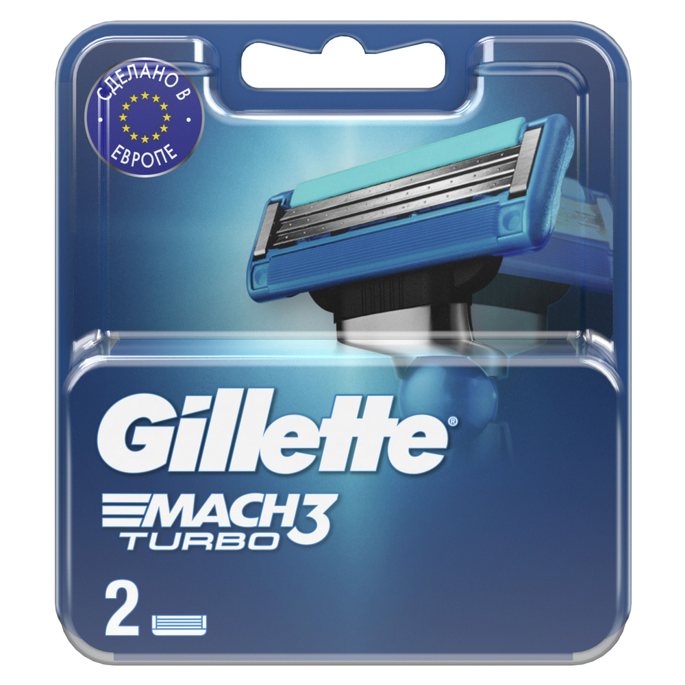 gillette mach3 turbo 4 pack