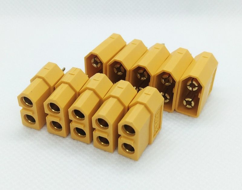 Разъем хт60 (лот 10шт)5 пар "папа" и "мама" купить на OZON по низкой ...