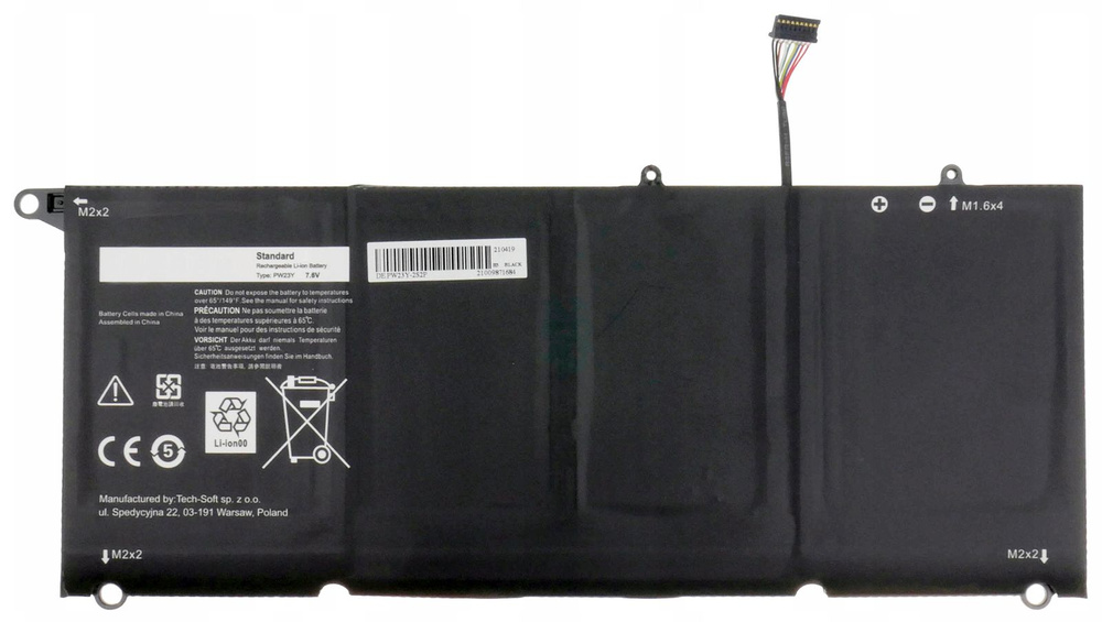 Аккумулятор Dell PW23Y / XPS 9360 / XPS 9350 / XPS 9343 #1