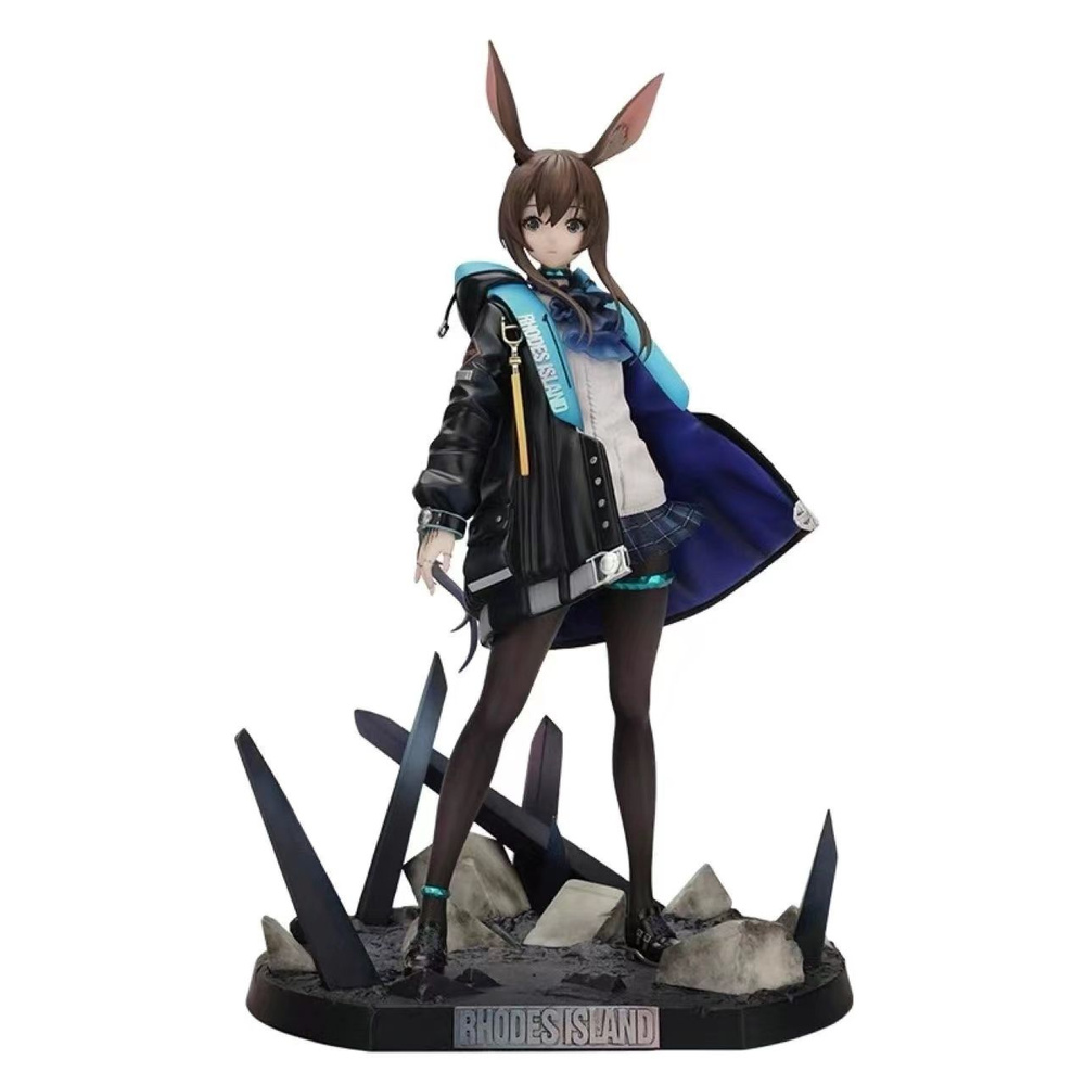 фигурка аниме сексуальная девушка (Amiya Anime Arknights Figure Cute Rabbit  Ear Fashion Standing Scene Model ) 25cm-пакет - купить с доставкой по  выгодным ценам в интернет-магазине OZON (1208318968)