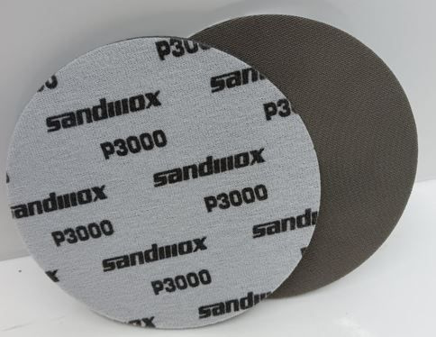 Шлифовальный диск на поролоновой основе SANDWOX SUPER FINE FOAM 125мм, Р3000, 2шт.  #1