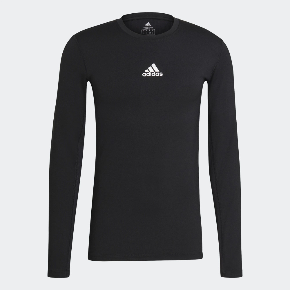 Adidas long sale sleeve logo tee