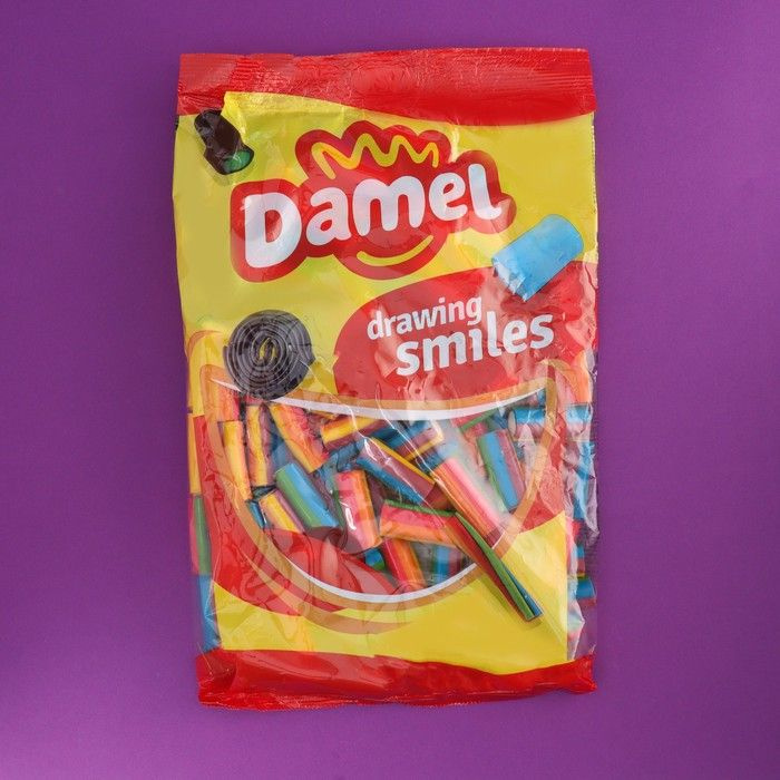 Мармелад жевательный DAMEL Мини палочки разноцветные, 1кг - купить с ...