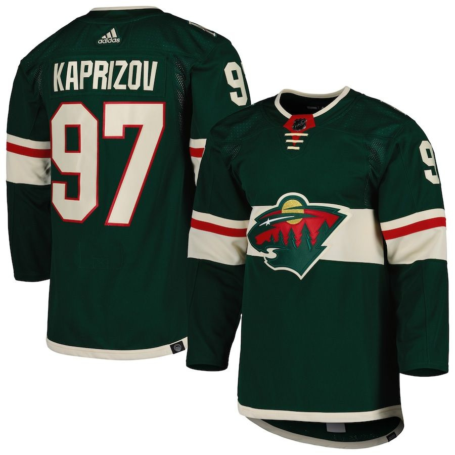 NHL джерси хоккейная Миннесота Уайлд Minnesota Wild Jersey Kirill Kaprizov 97 Кирилл Капризов  #1