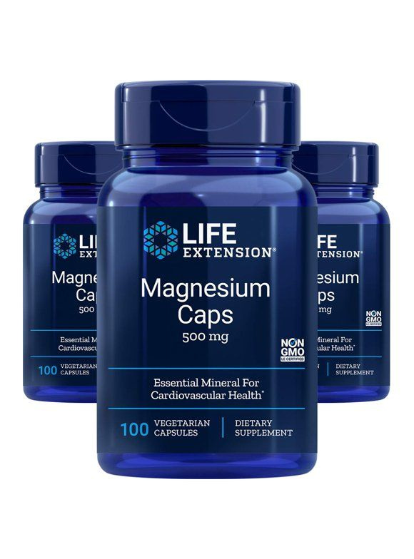 Life Extension, Magnesium (Citrate), магний (цитрат), 500 мг, 100 вегетарианских капсул  #1