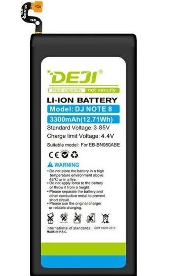 Аккумулятор DEJI для Samsung Galaxy Note 8, SM N950FD, EB-BN950ABE, емкость 3300 mAh  #1