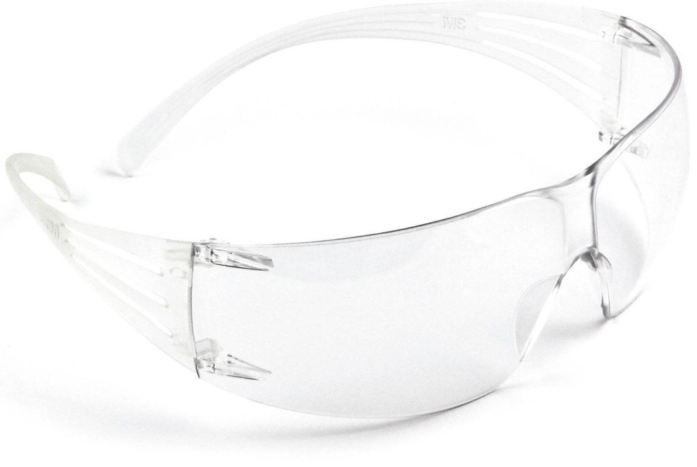 Защитные очки 3M SecureFit SF201AF-EU с покрытием AS/AF против царапин и запотевания / Прозрачные  #1