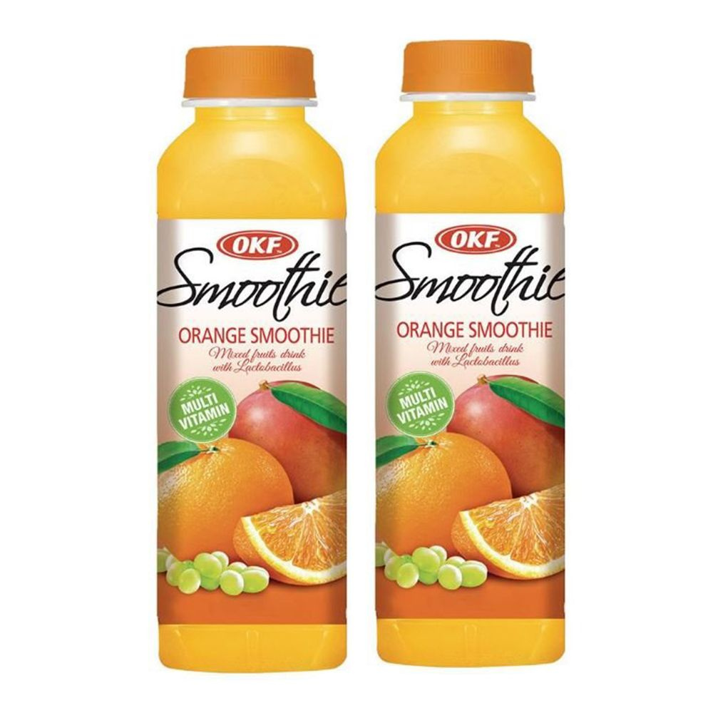 Напиток Смузи Orange (манго, апельсин, белый виноград) OKF, 500 мл х 2 шт  #1