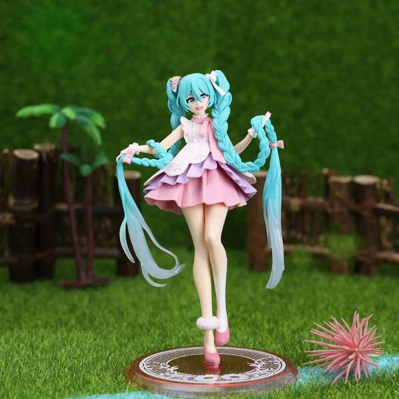 Фигурка Аниме Хацунэ Мику / Сакура Мику Статуя / Hatsune Miku японская ...