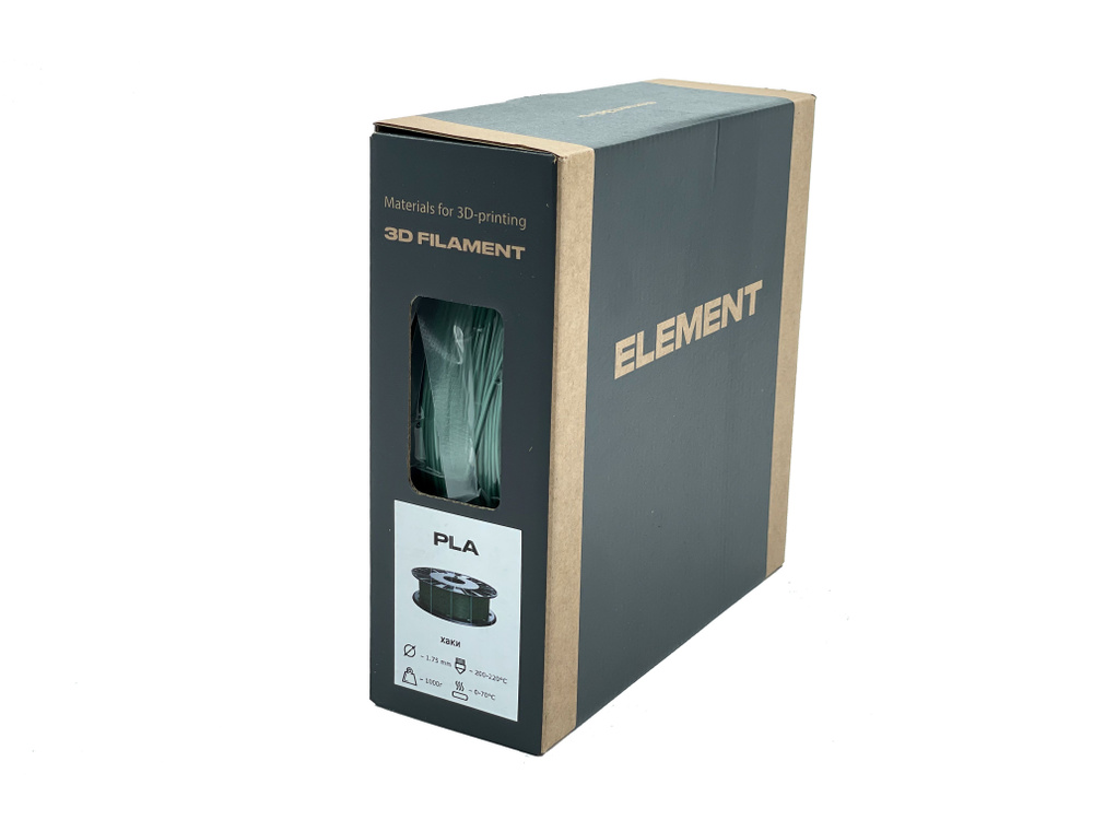 ПЛА пластик для 3д печтати PLA для 3D принтера Element 3D 1.75мм, 1 кг ...