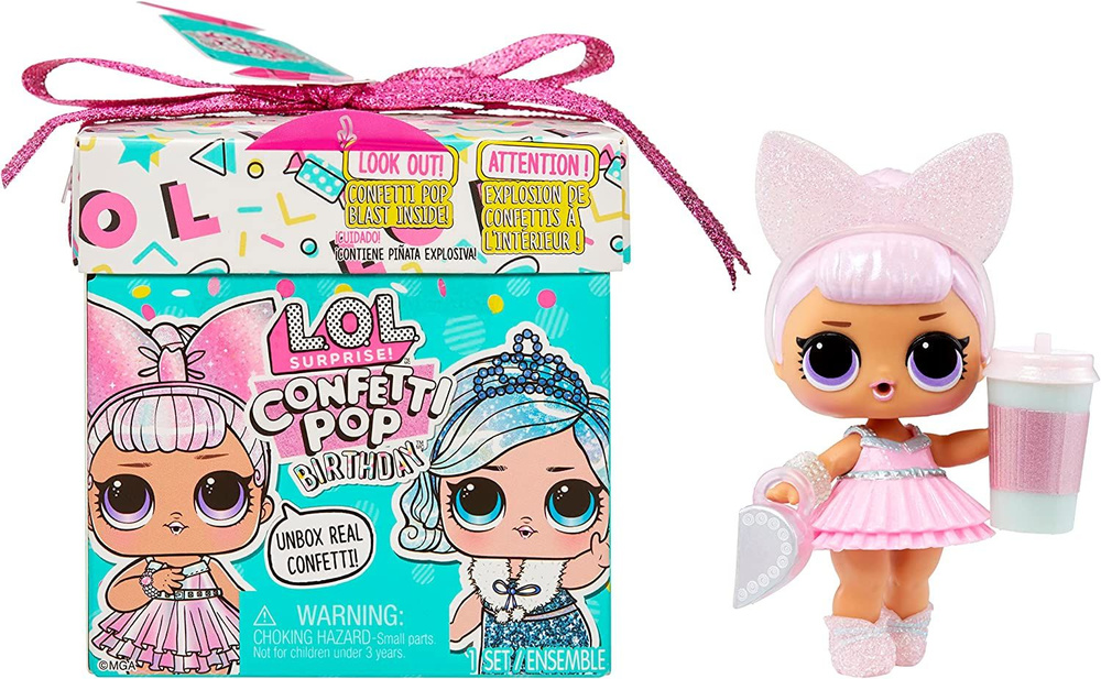 Кукла L.O.L. Surprise! Present Confetti pop Презент Поп Конфетти лол кукла  #1
