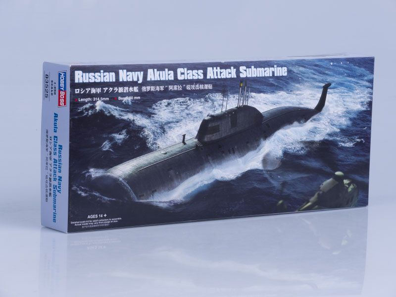 Сборная модель судна Hobby Boss Подводная лодка Russian Navy SSN Akula ...