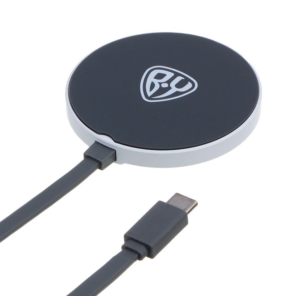 Беспроводное зарядное устройство BY 105851, 15 Вт, USB Type-C - купить по  выгодной цене в интернет-магазине OZON (882442698)