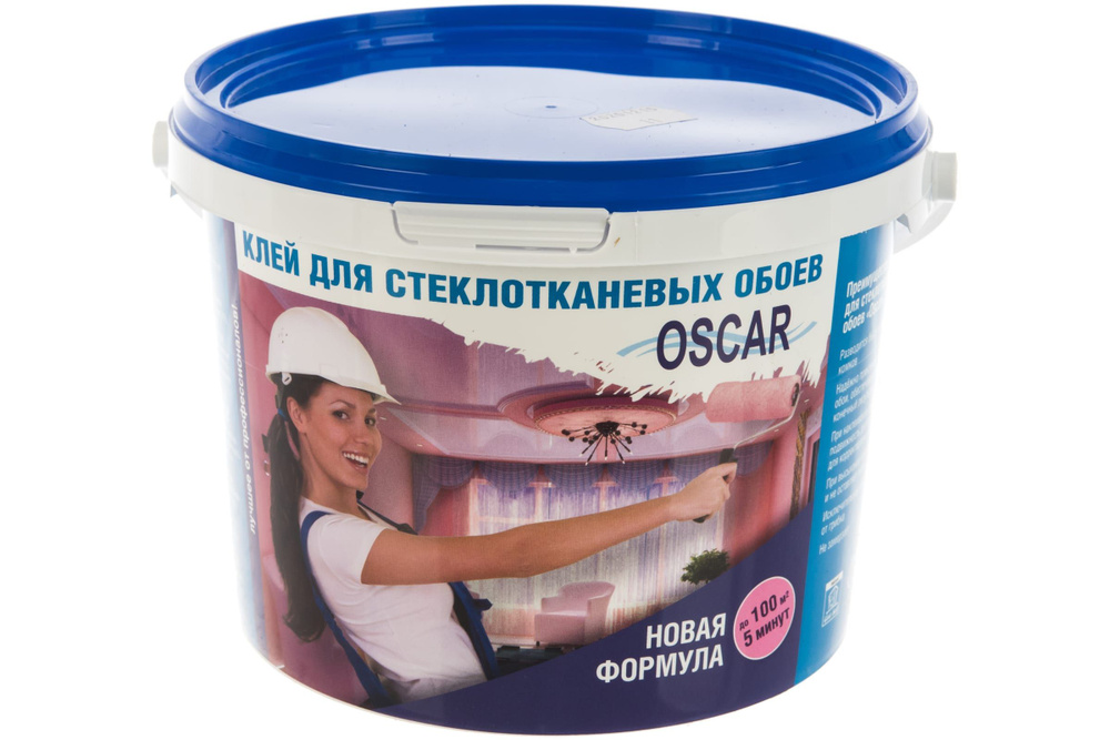 Клей обойный для стеклообоев сухой Oscar 800 г. #1