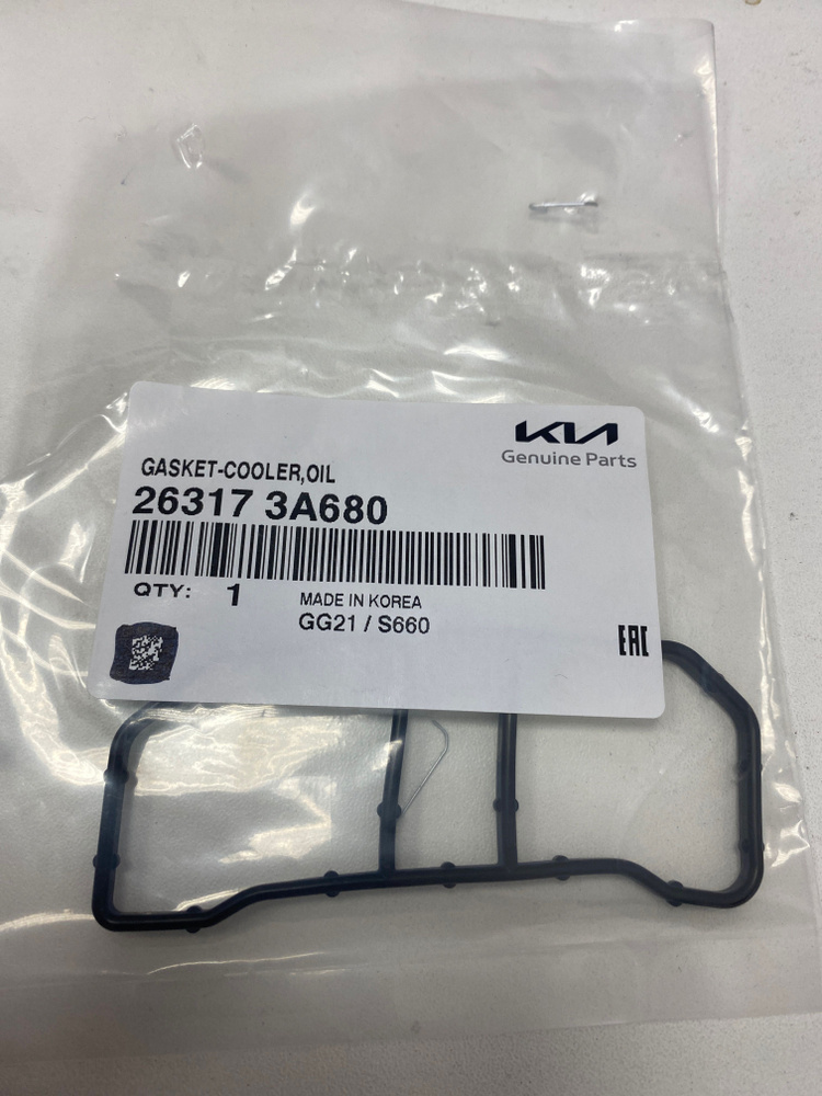 Прокладка корпуса масляного фильтра для дизельного мотора 3,0 л Киа ...