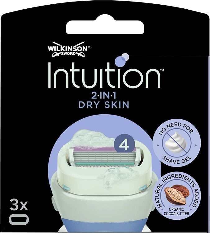 Wilkinson Sword INTUITION Dry skin Сменные женские кассеты, 3 шт #1