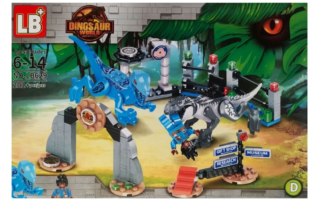 Конструктор Китай Dinosaur world D, 201 деталей - купить с доставкой по ...