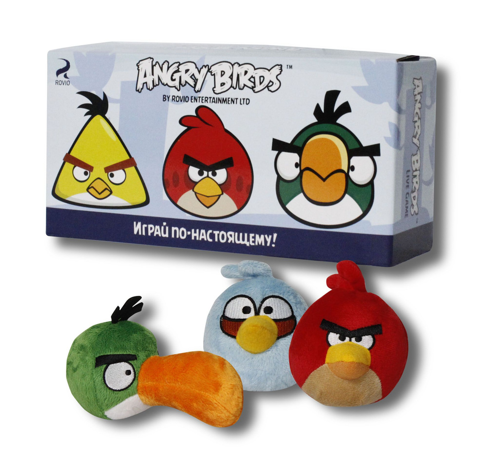 Набор птичек Angry Birds, 3 штуки - купить с доставкой по выгодным ...