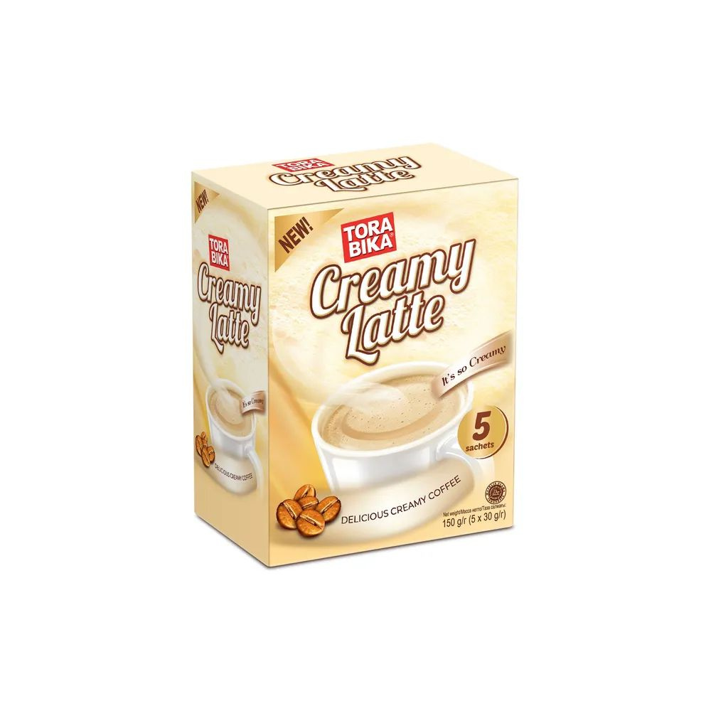 Растворимый кофе Torabika Creamy Latte, 5 пакетиков по 30г (Индонезия), 150 гр  #1