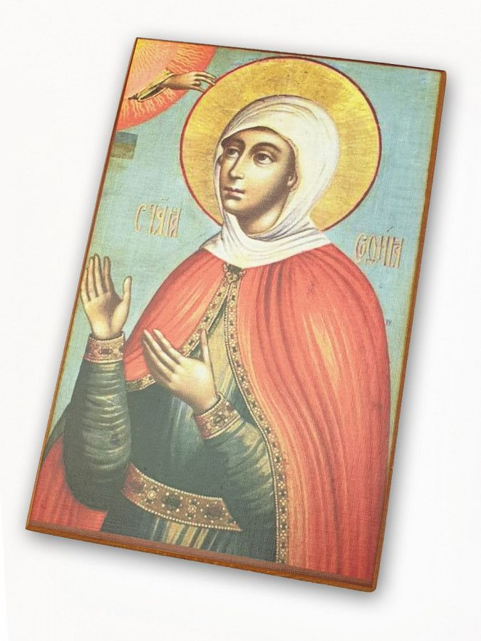 Икона Святая София 30х46 см - купить по низким ценам в интернет ...