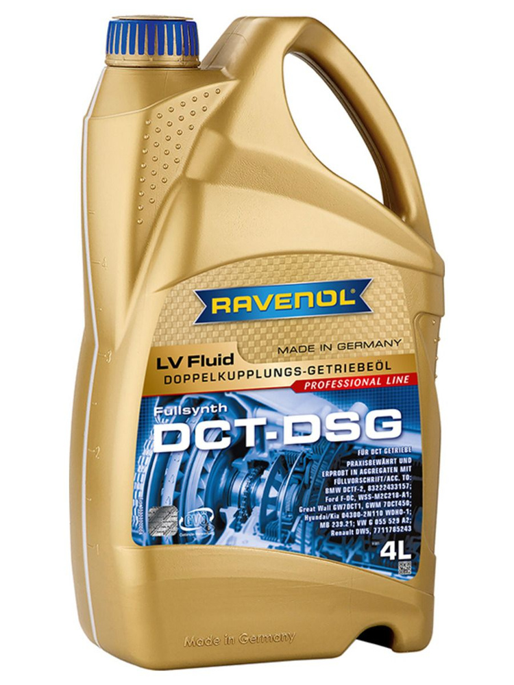 Трансмиссионное масло RAVENOL DCT-DSG LV Fluid (4л) - купить по ...